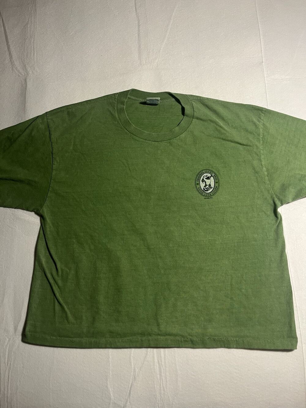Vintage Crazy Shirts Hawaii Las Vegas Lucky Frog Good Luck Charm Graphic L